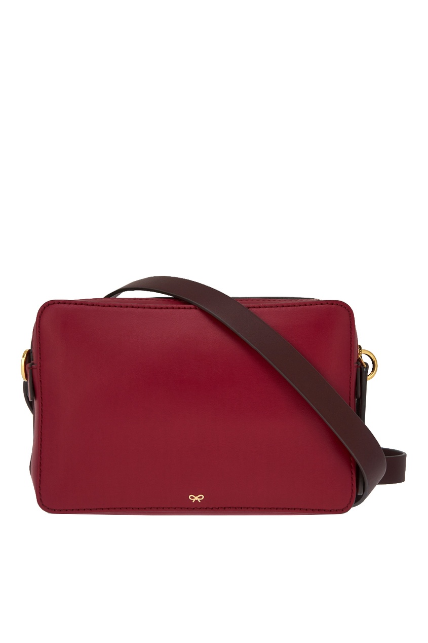 фото Сумка из фактурной кожи double stack anya hindmarch