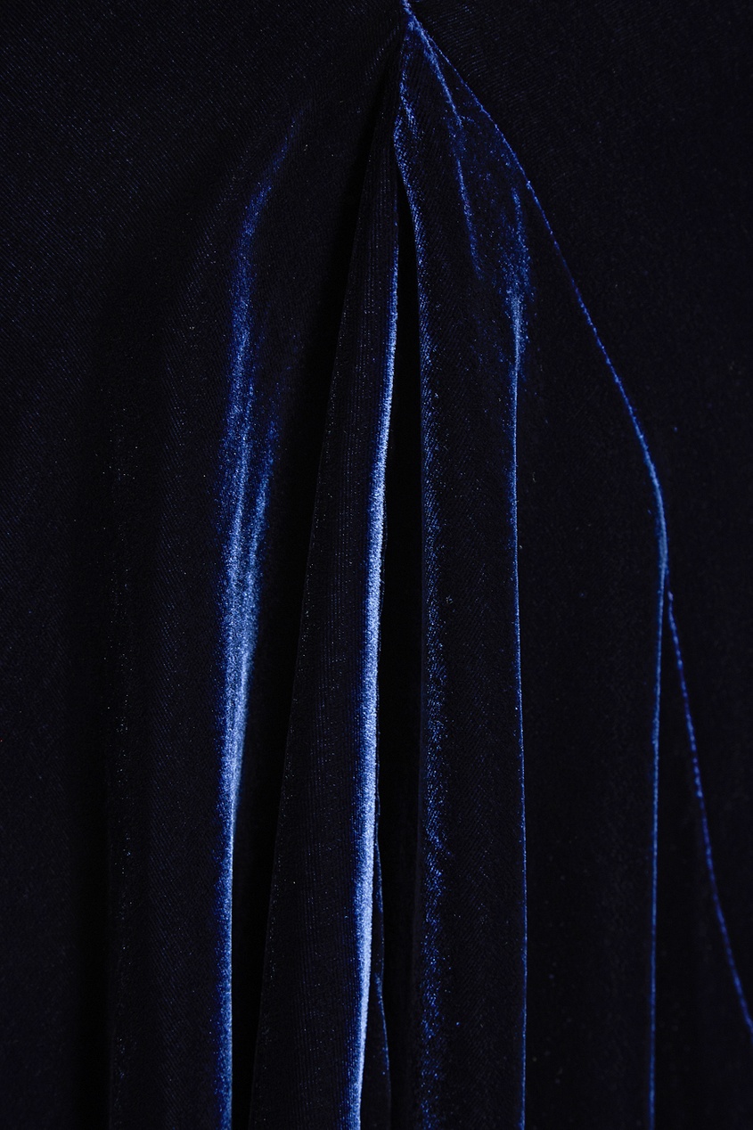 фото Асимметричная бархатная юбка roland mouret