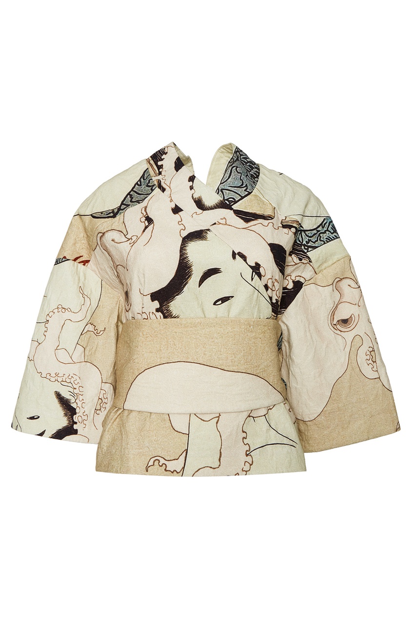 фото Хлопковая блузка в японском стиле A.w.a.k.e.