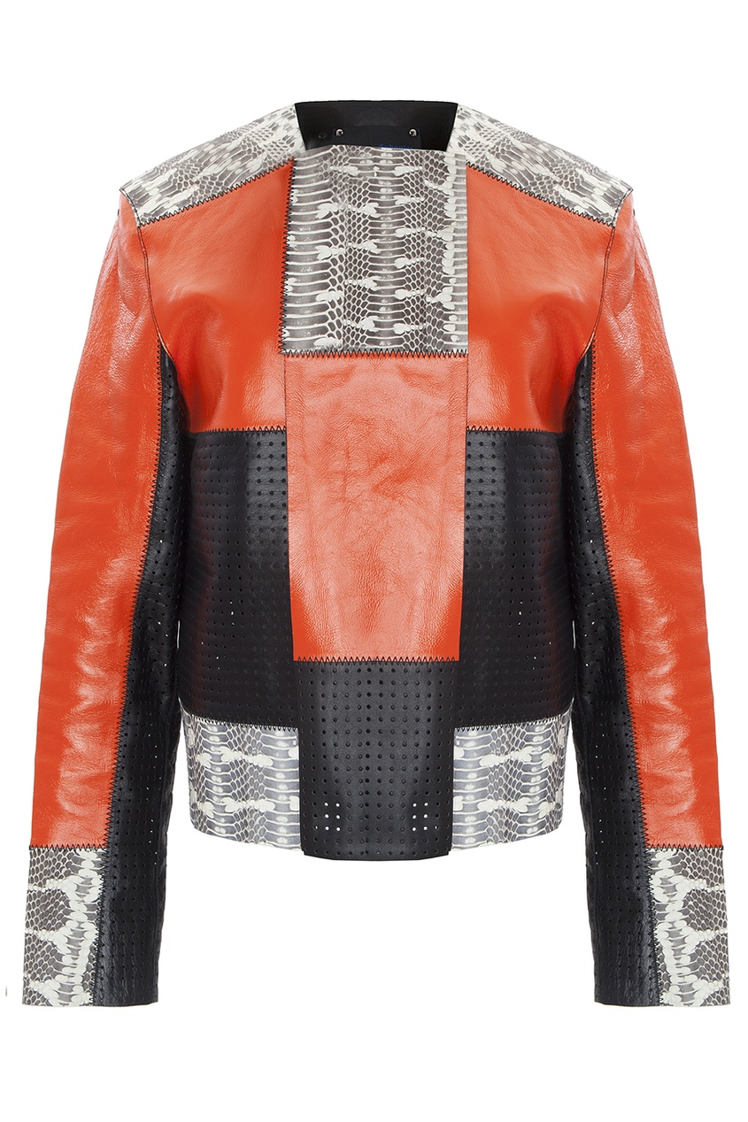 

Кожаная куртка, Красный, Кожаная куртка