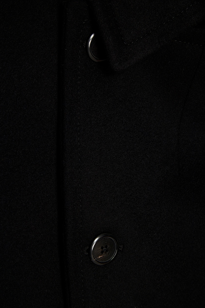 фото Двубортное пальто из шерсти prada