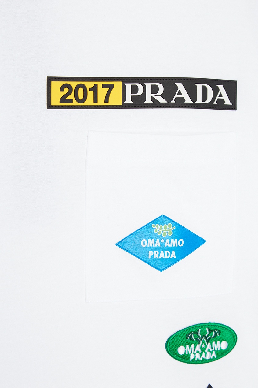 фото Футболка с нашивками prada