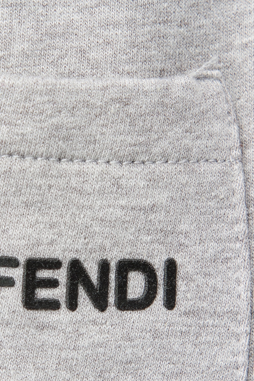 фото Меланжевые брюки с кулиской fendi