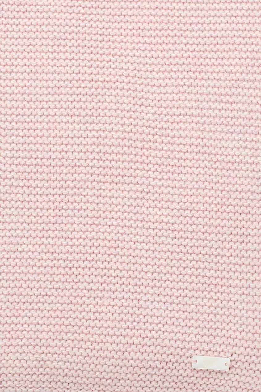 фото Плед из шерсти и кашемира розовый miacompany