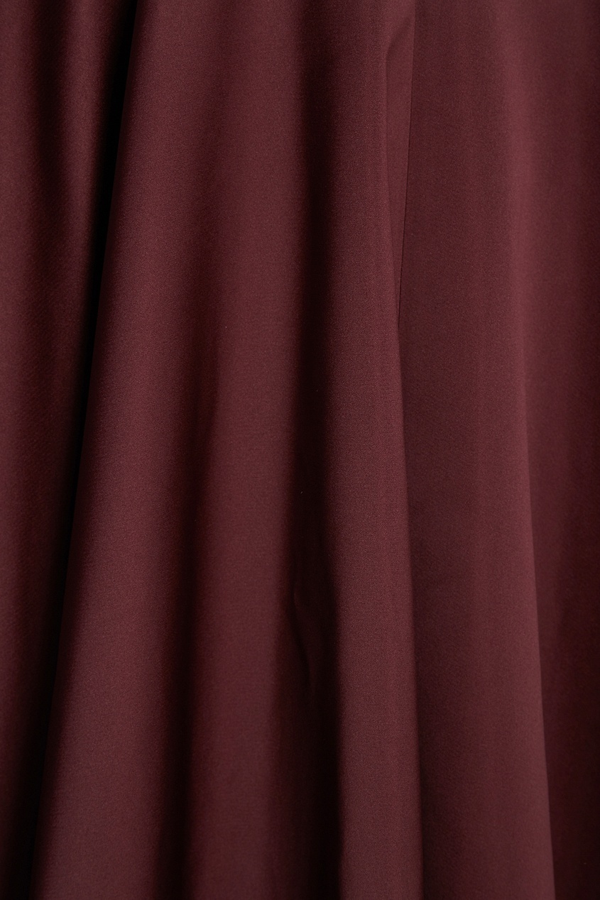 фото Бордовая юбка-колокол Rochas