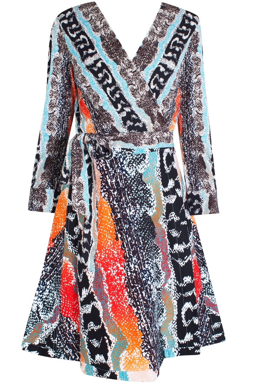 

Платье из хлопка и льна Amelia, Multicolor, Платье из хлопка и льна Amelia