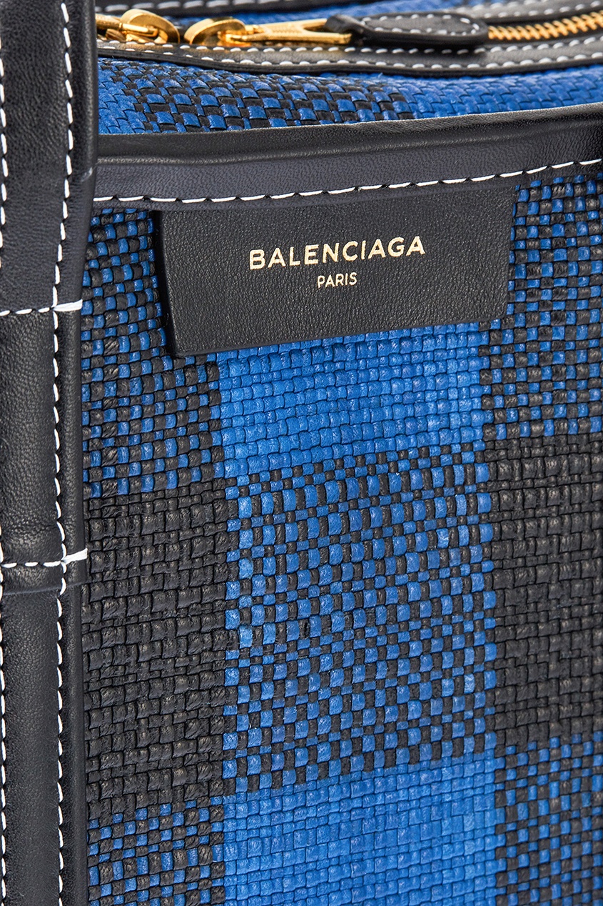 фото Кожаная сумка-баул bazar shopper s balenciaga