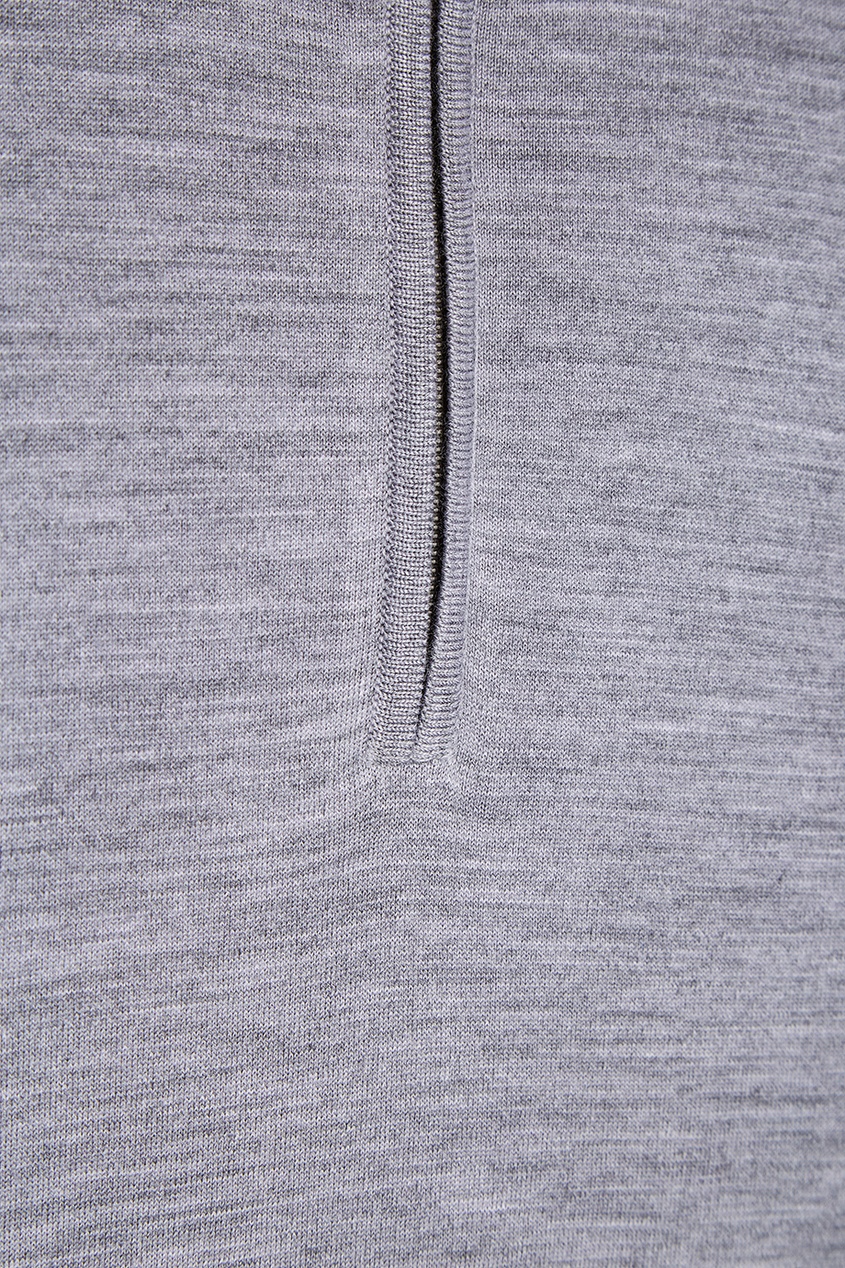 фото Шерстяной свитер серый Brioni