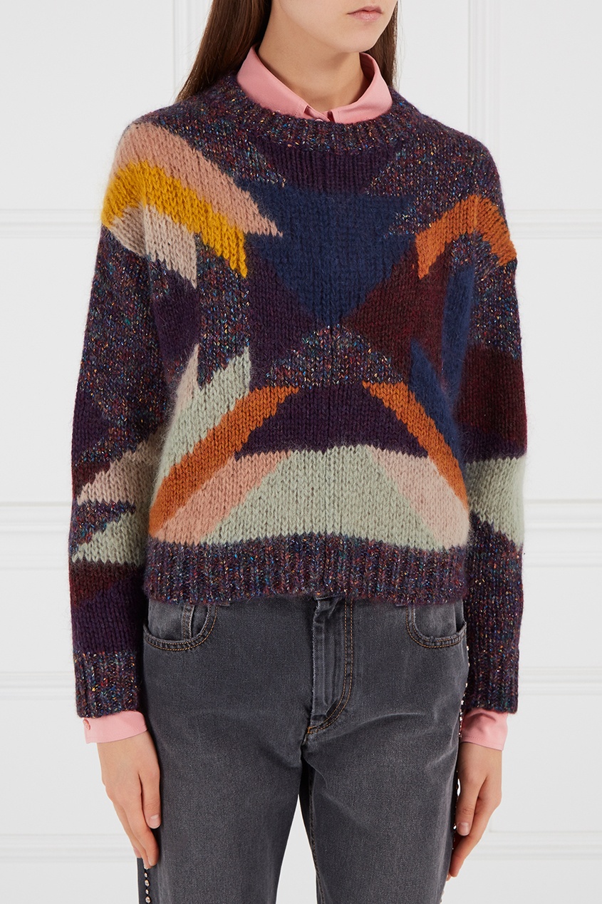 

Джемпер из шерсти и мохера Cadelia, Multicolor