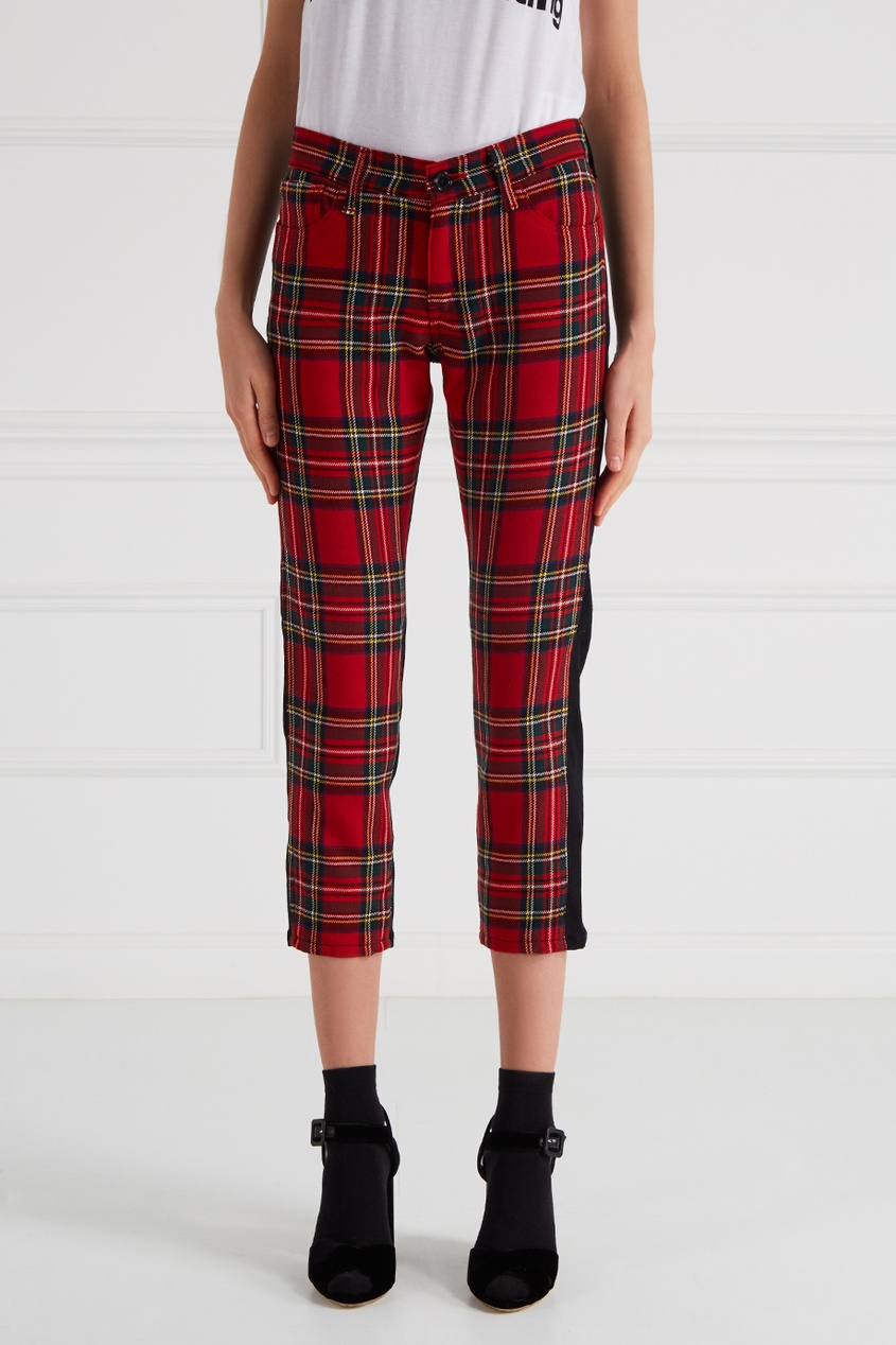 фото Брюки в клетку tartan junya watanabe