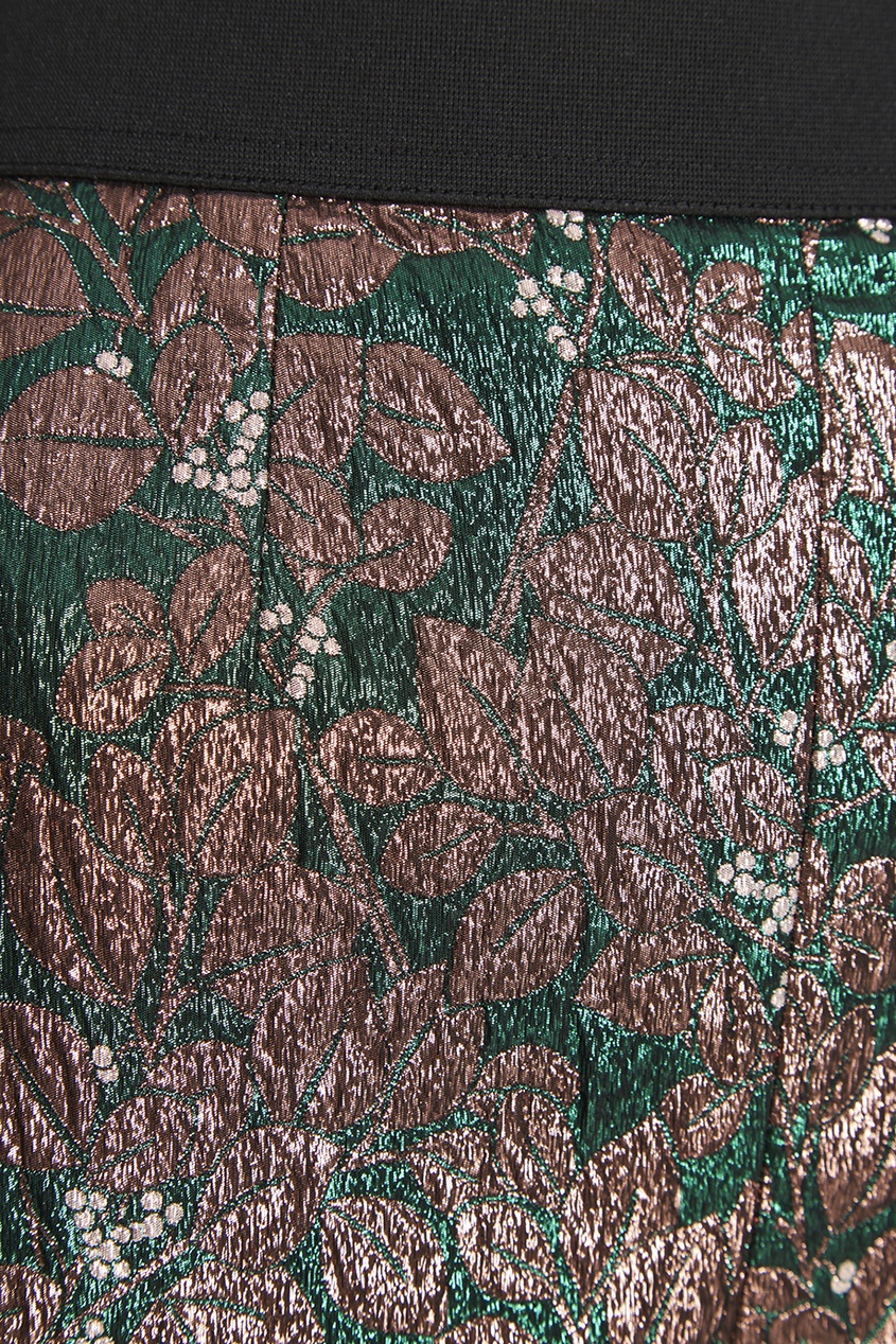 фото Жаккардовые брюки с растительным узором dolce&gabbana