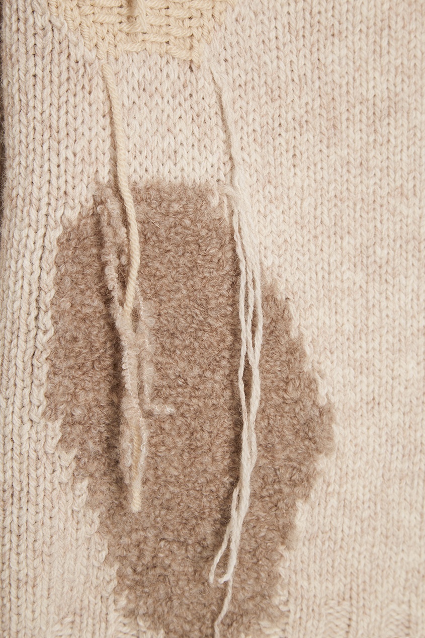фото Бежевый свитер из шерсти acne studios