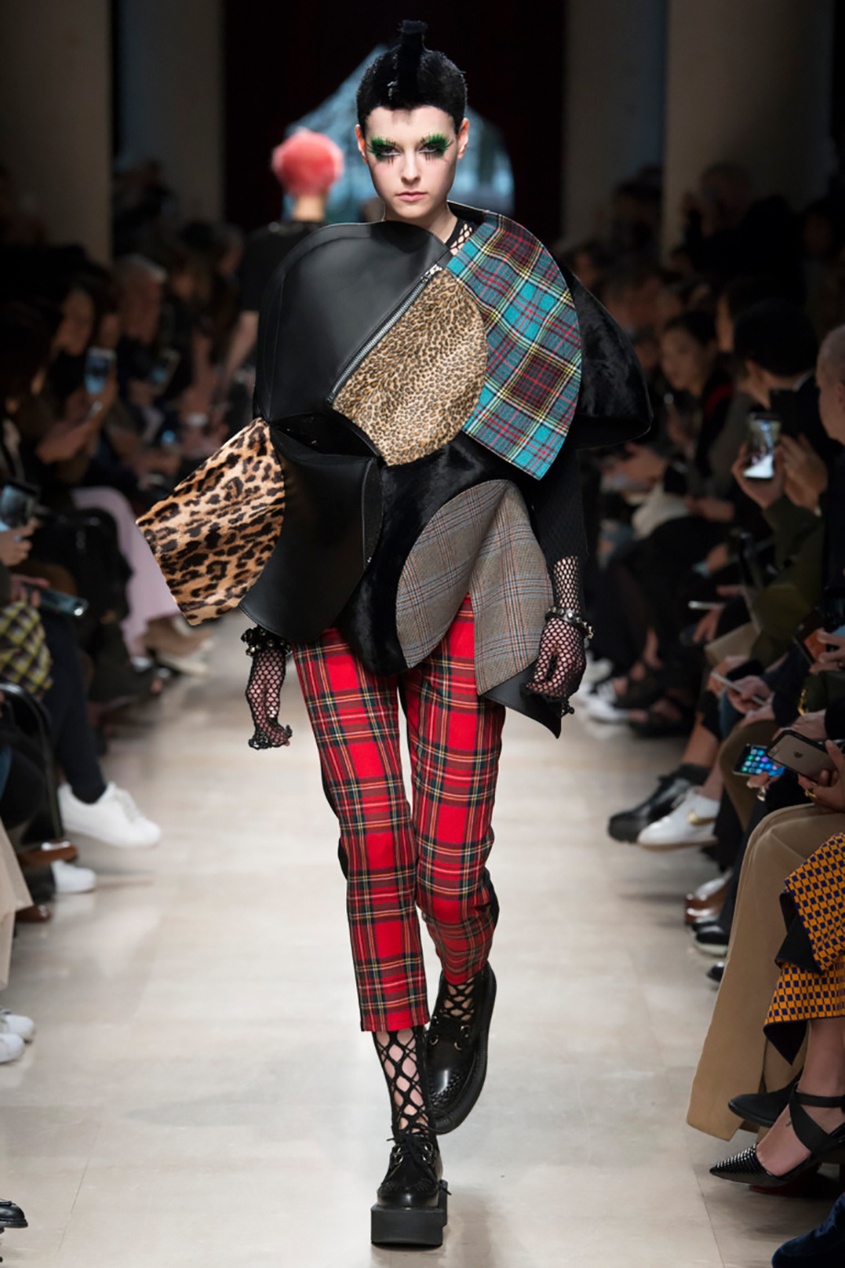 фото Брюки в клетку tartan junya watanabe