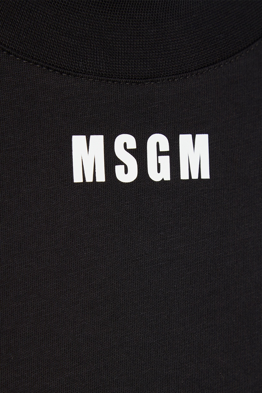 фото Лонгслив с логотипом msgm