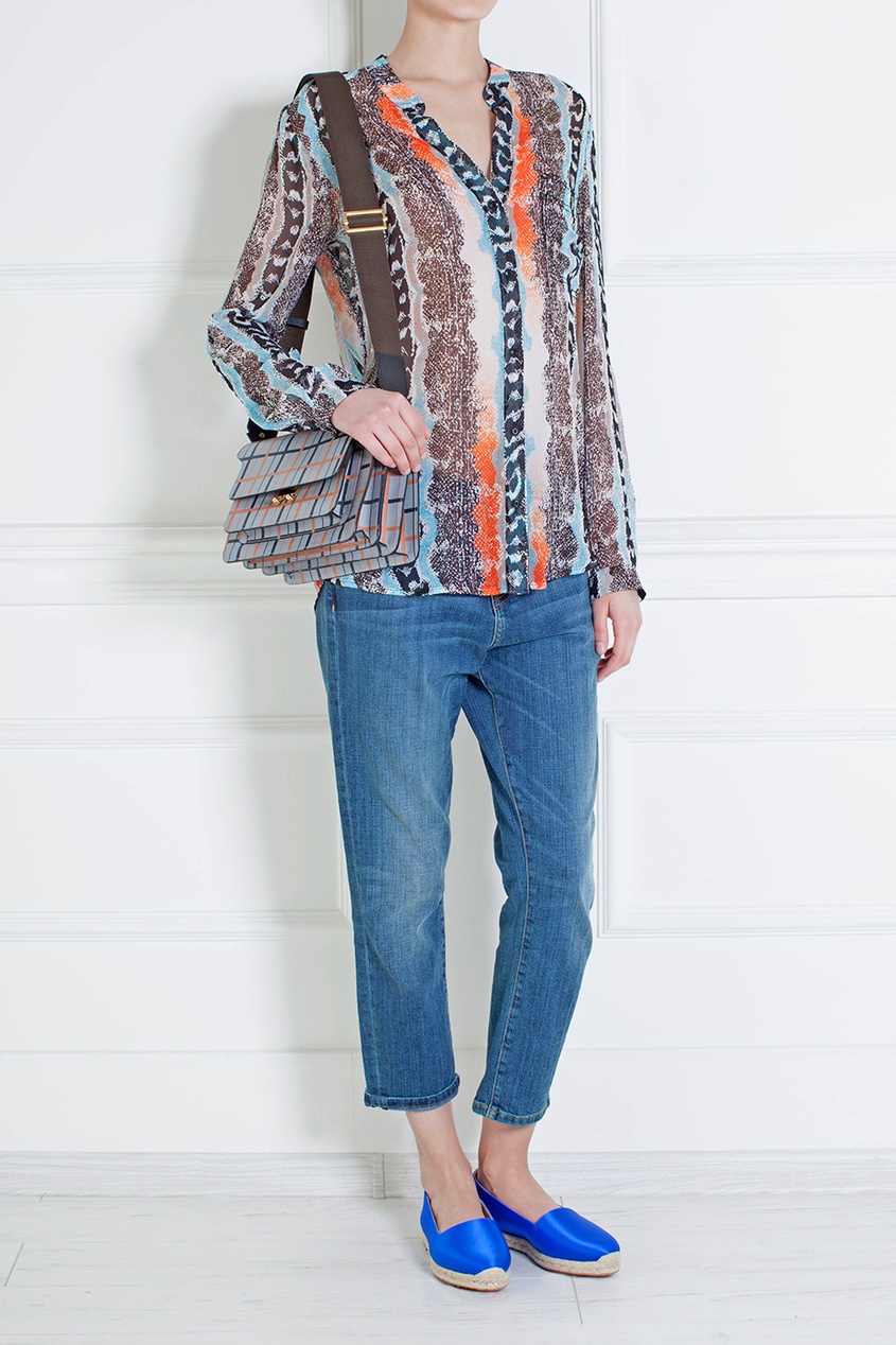 фото Шифоновая блузка gilmore print chiffon Diane von furstenberg