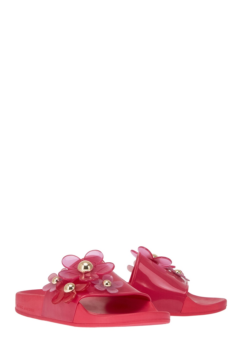 фото Резиновые сандалии с цветами marc jacobs (the)
