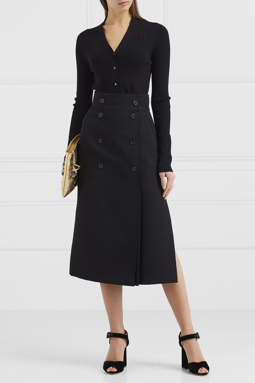 Золотой клатч с аппликацией