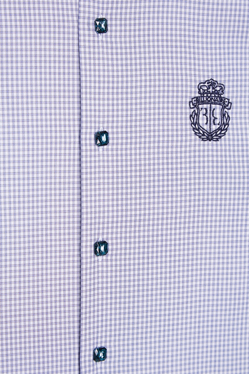 Хлопковая рубашка в клетку