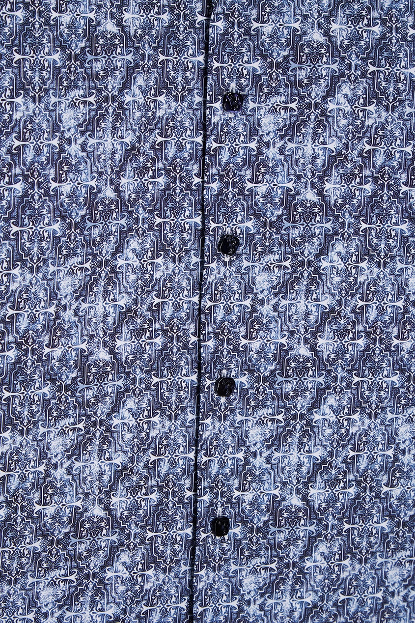 Рубашка с абстрактным принтом