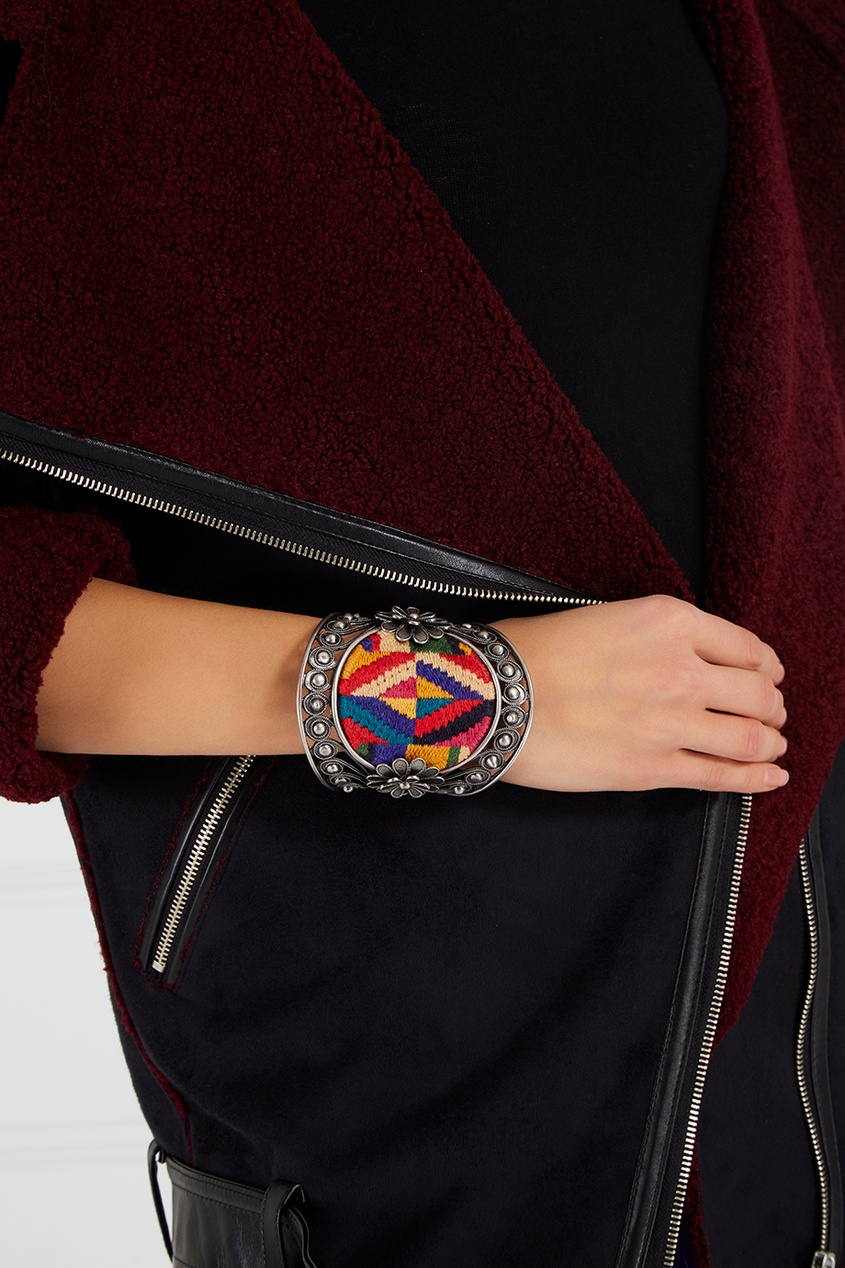 фото Широкий браслет с ярким декором Valentino