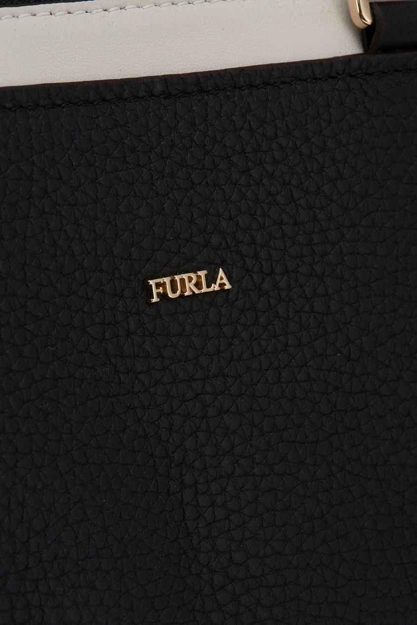 фото Черная сумка-тоут blogger furla