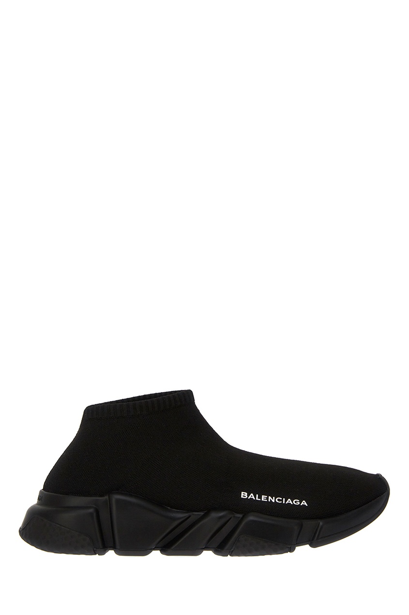 фото Черные текстильные кроссовки speed trainer balenciaga