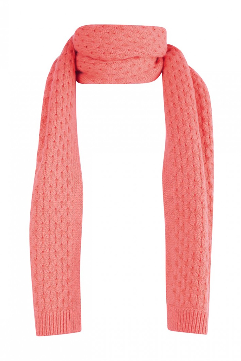 фото Кашемировый шарф розовый Bonpoint