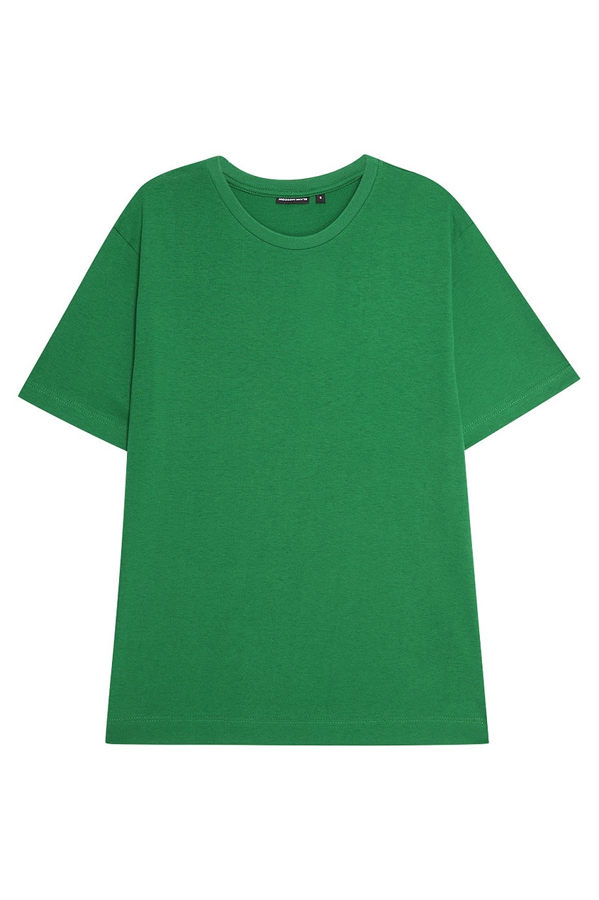 фото Зеленая футболка из хлопка Blank.moscow