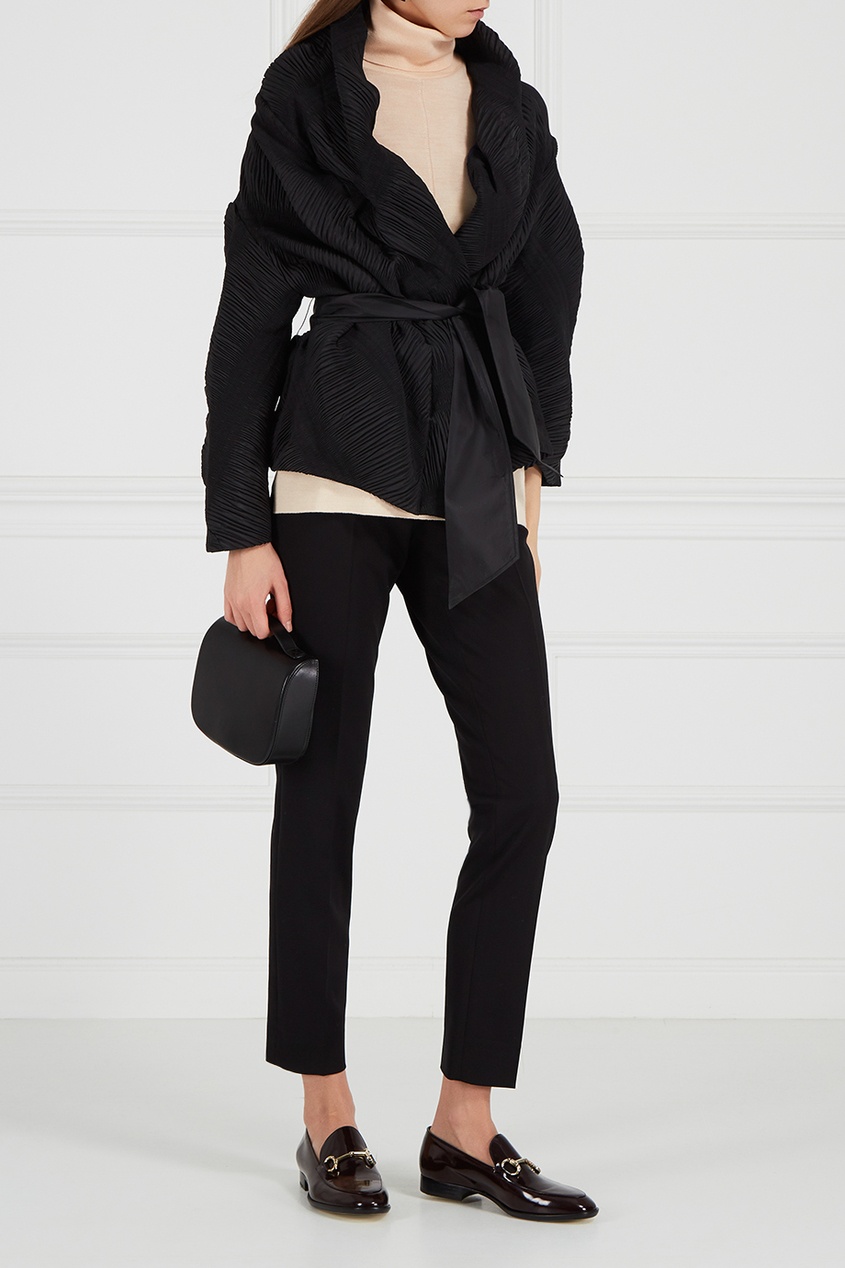 Жакет из плиссированной ткани