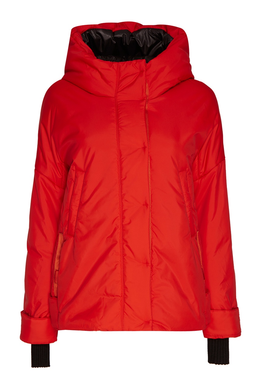 фото Утепленная куртка красная novaya