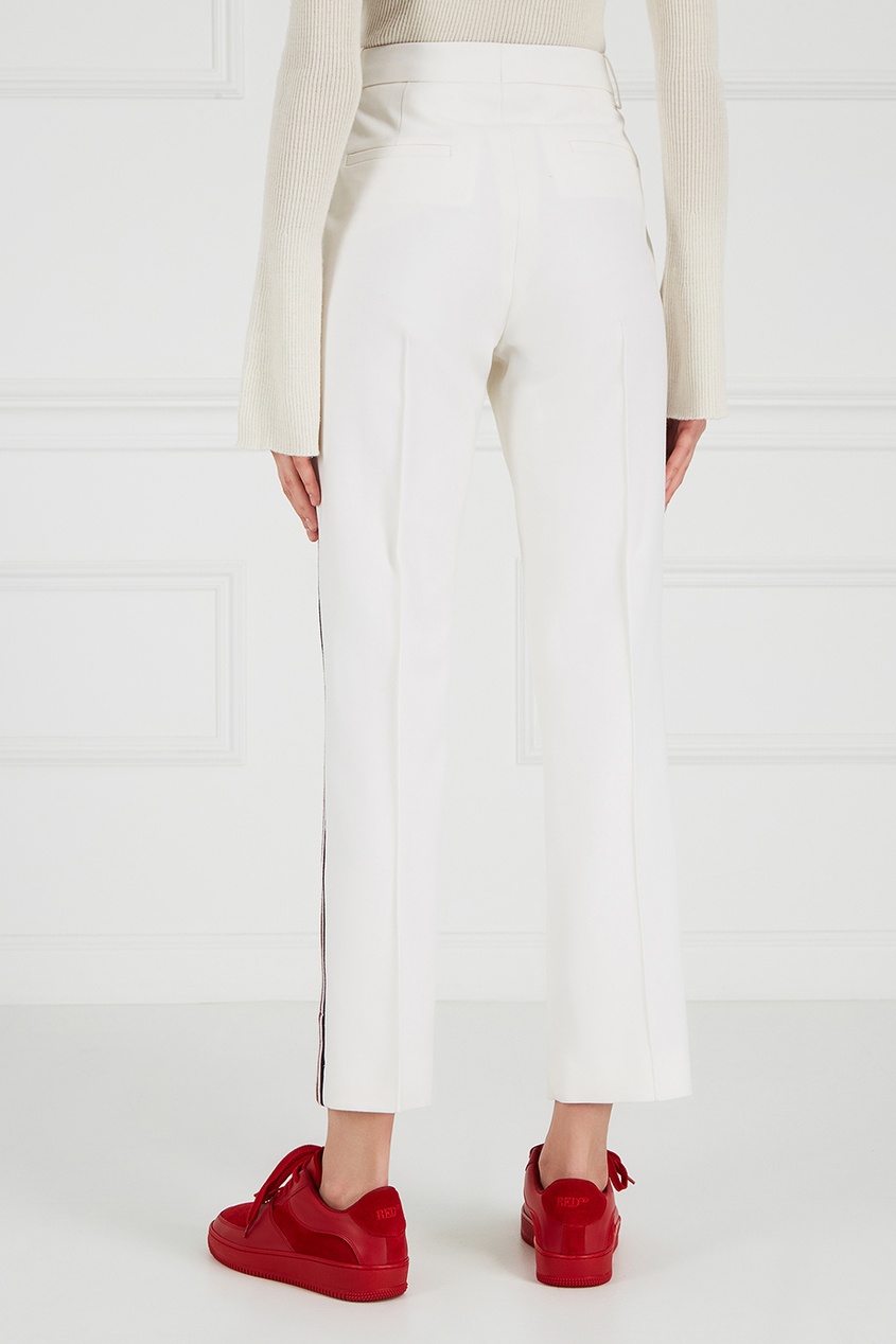 фото Белые брюки с лампасами victoria beckham