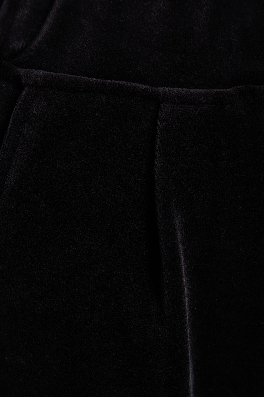 фото Черные велюровые брюки manouk