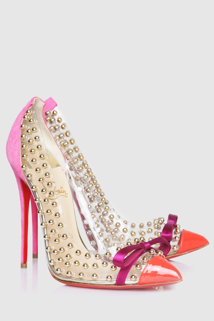 фото Туфли из пластика и кожи bille et boule 120 Christian louboutin