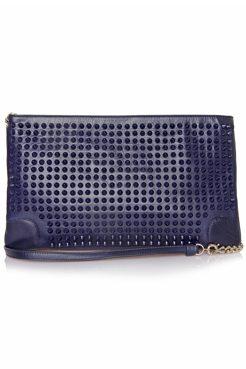 

Кожаный клатч Loubiposh Clutch, Синий, Кожаный клатч Loubiposh Clutch
