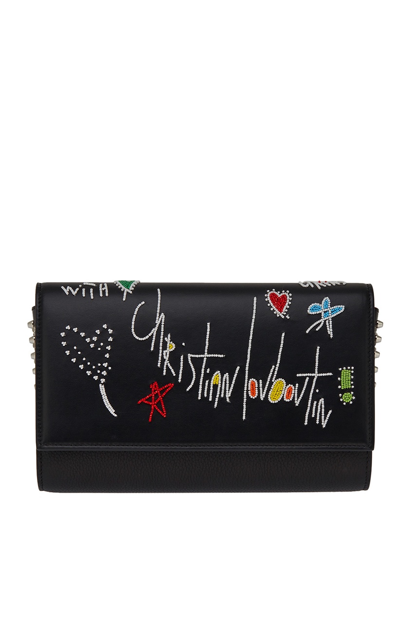 фото Клатч с бисером Paloma Clutch Christian louboutin