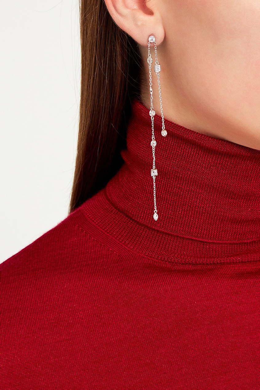 

Серьги с цепочками, Multicolor, Серьги с цепочками