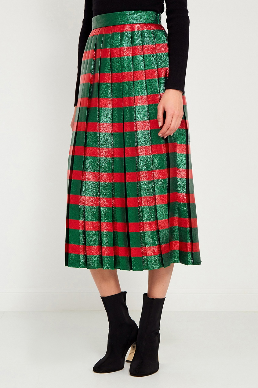 

Плиссированная юбка с люрексом, Multicolor