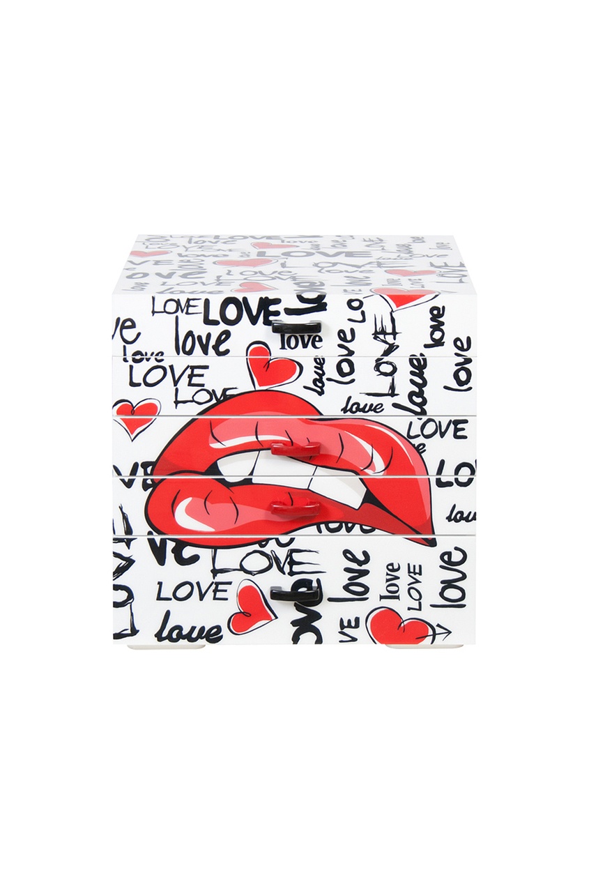 

Маленькая шкатулка для украшений Crazy love, Multicolor, Маленькая шкатулка для украшений Crazy love