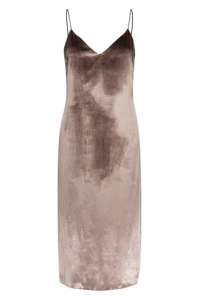 фото Бархатное платье-комбинация rag&bone