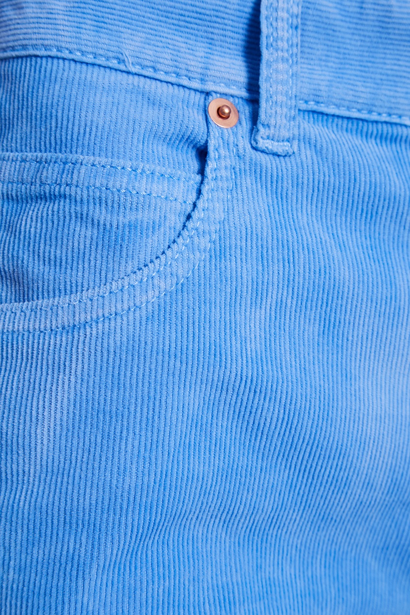 фото Голубые вельветовые брюки gucci
