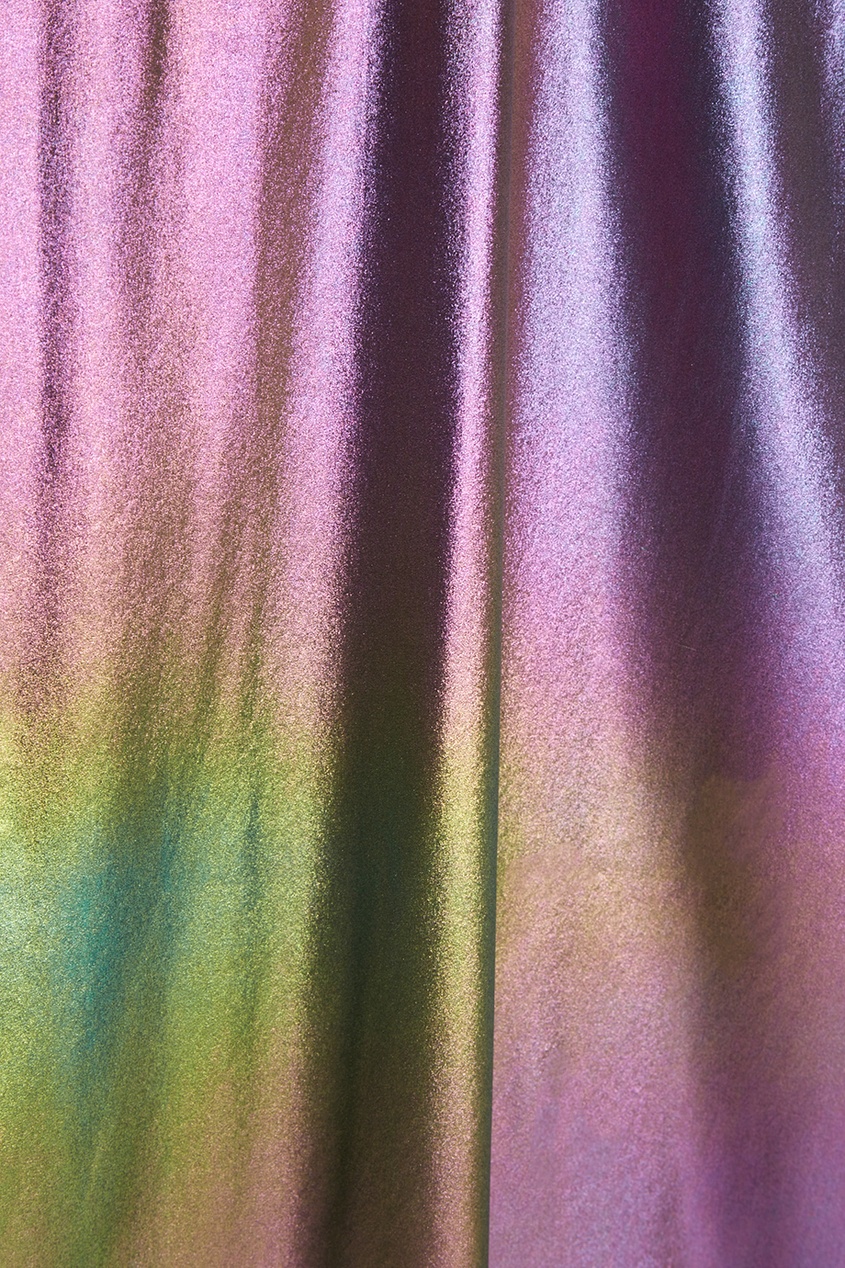 фото Разноцветное платье на беретлях ли-лу