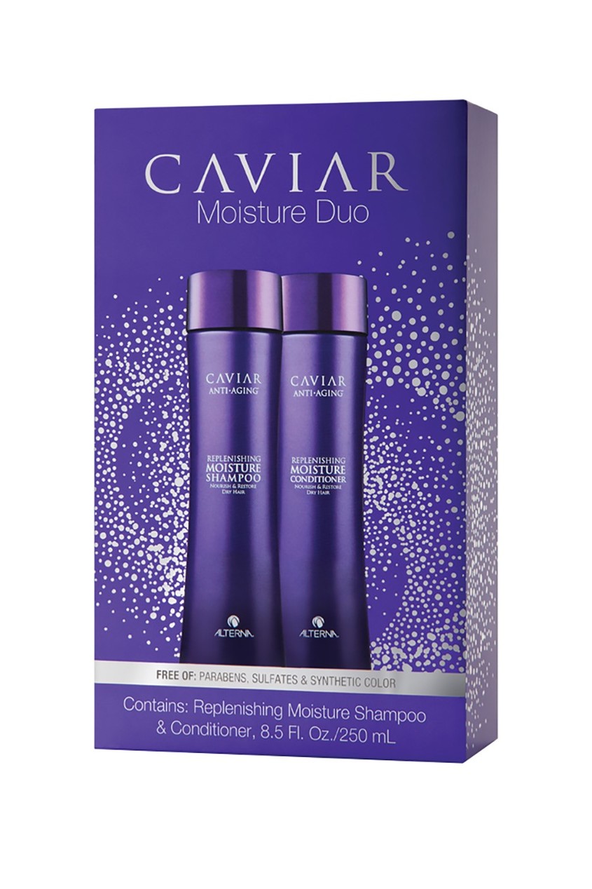 фото Набор «увлажнение и питание» caviar moisture holiday duo (шампунь+кондиционер), 250+250 ml alterna