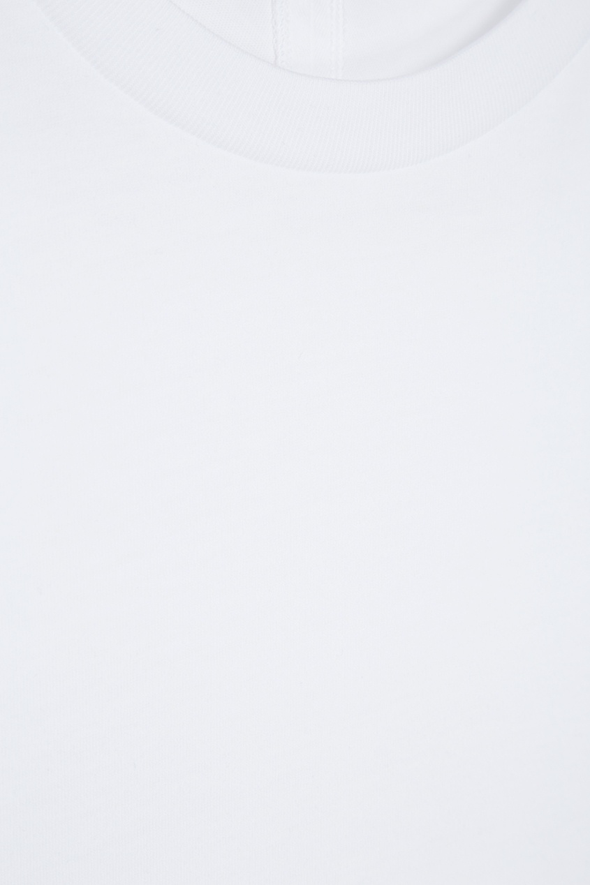 фото Белая футболка с логотипом balenciaga