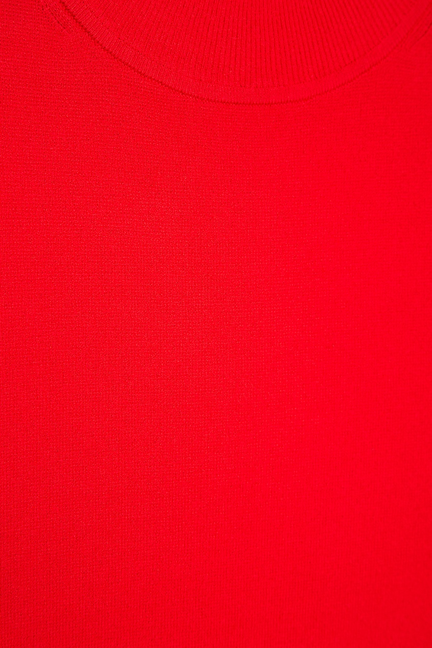 фото Красный джемпер с расклешенными рукавами Diane von furstenberg