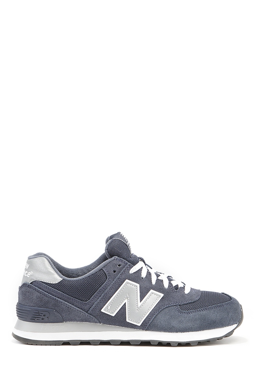 Светло-серые кроссовки из замши №574