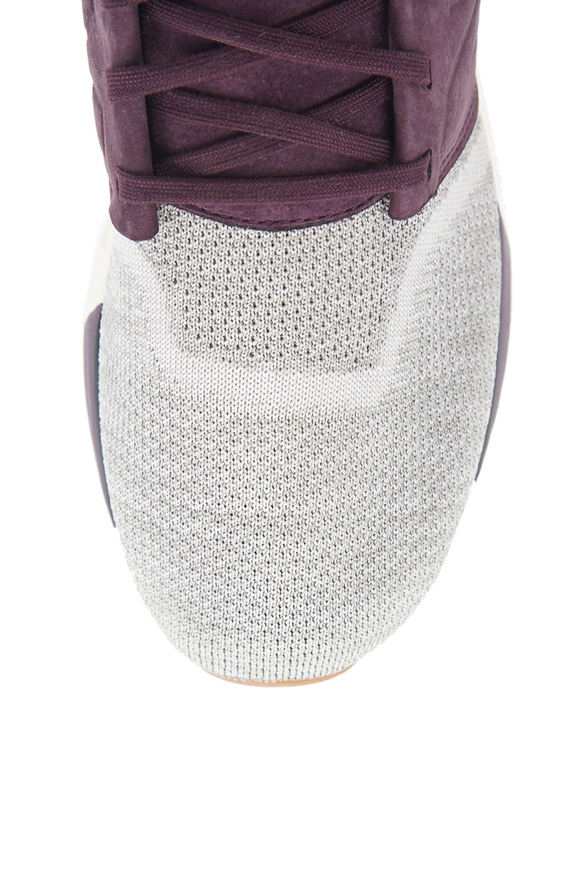 Кроссовки из замши и текстиля №247