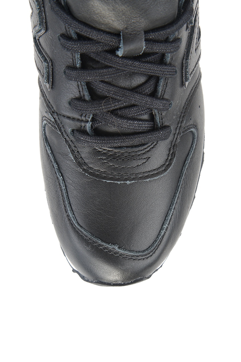 Черные кроссовки из кожи №996