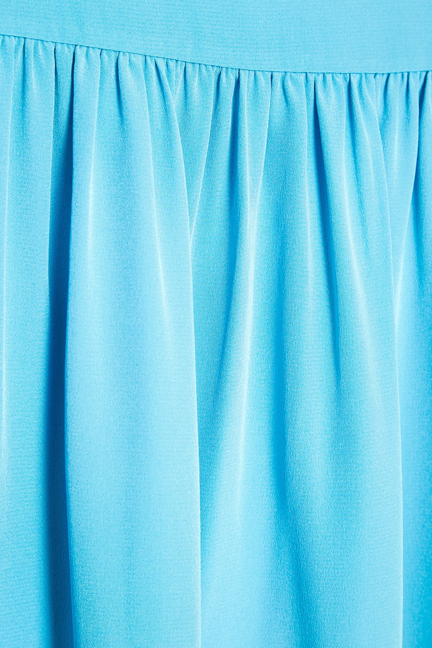 фото Шелковая блузка с драпировками diane von furstenberg