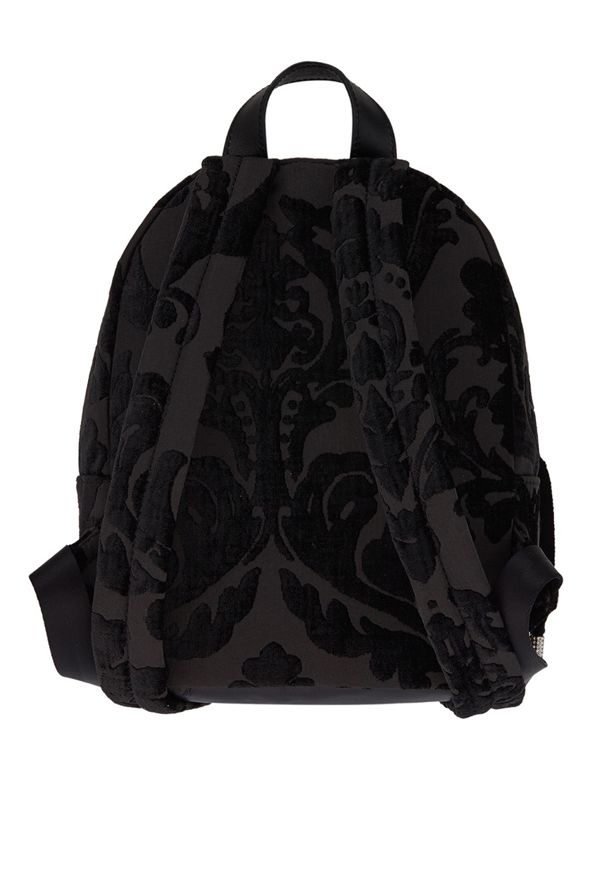 фото Черный текстильный рюкзак с помпонами marc jacobs (the)