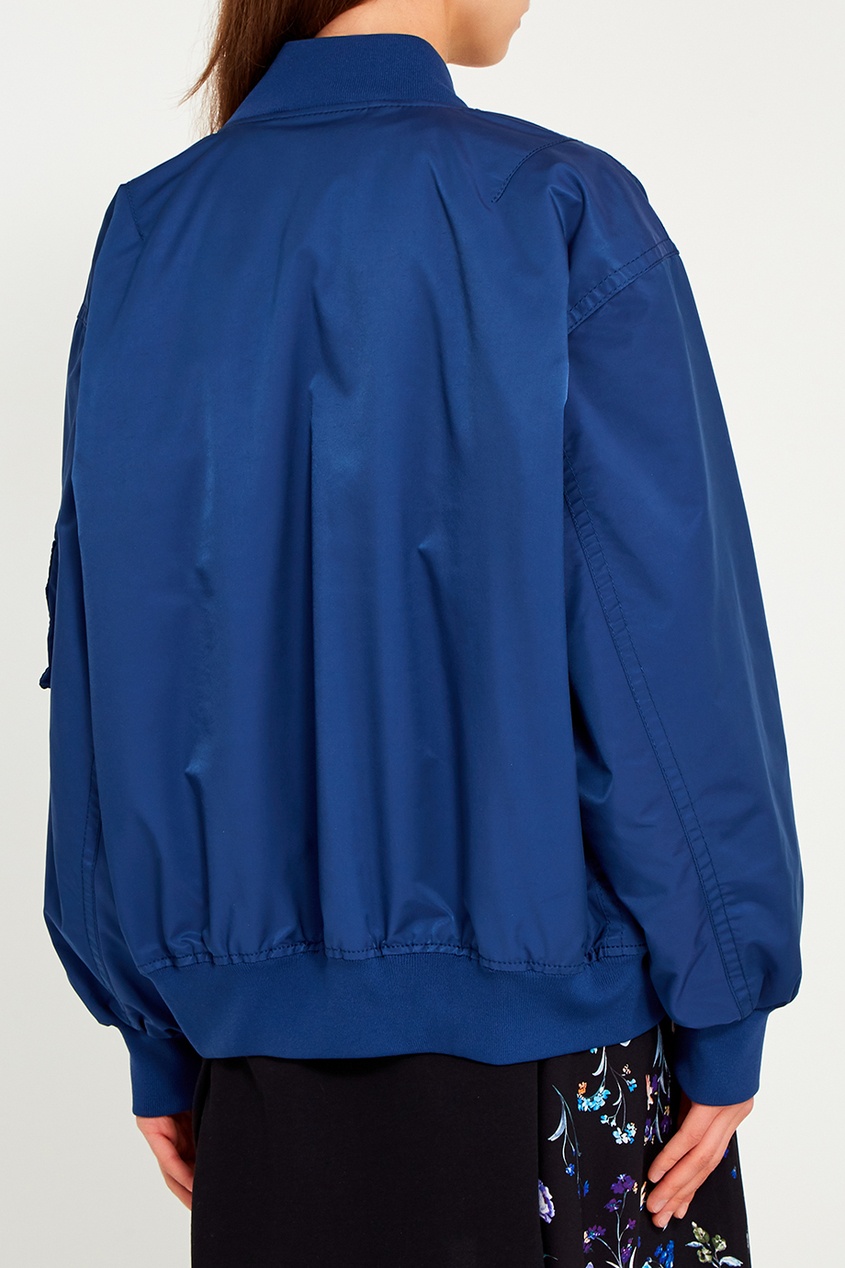 фото Синяя куртка-бомбер marc jacobs (the)